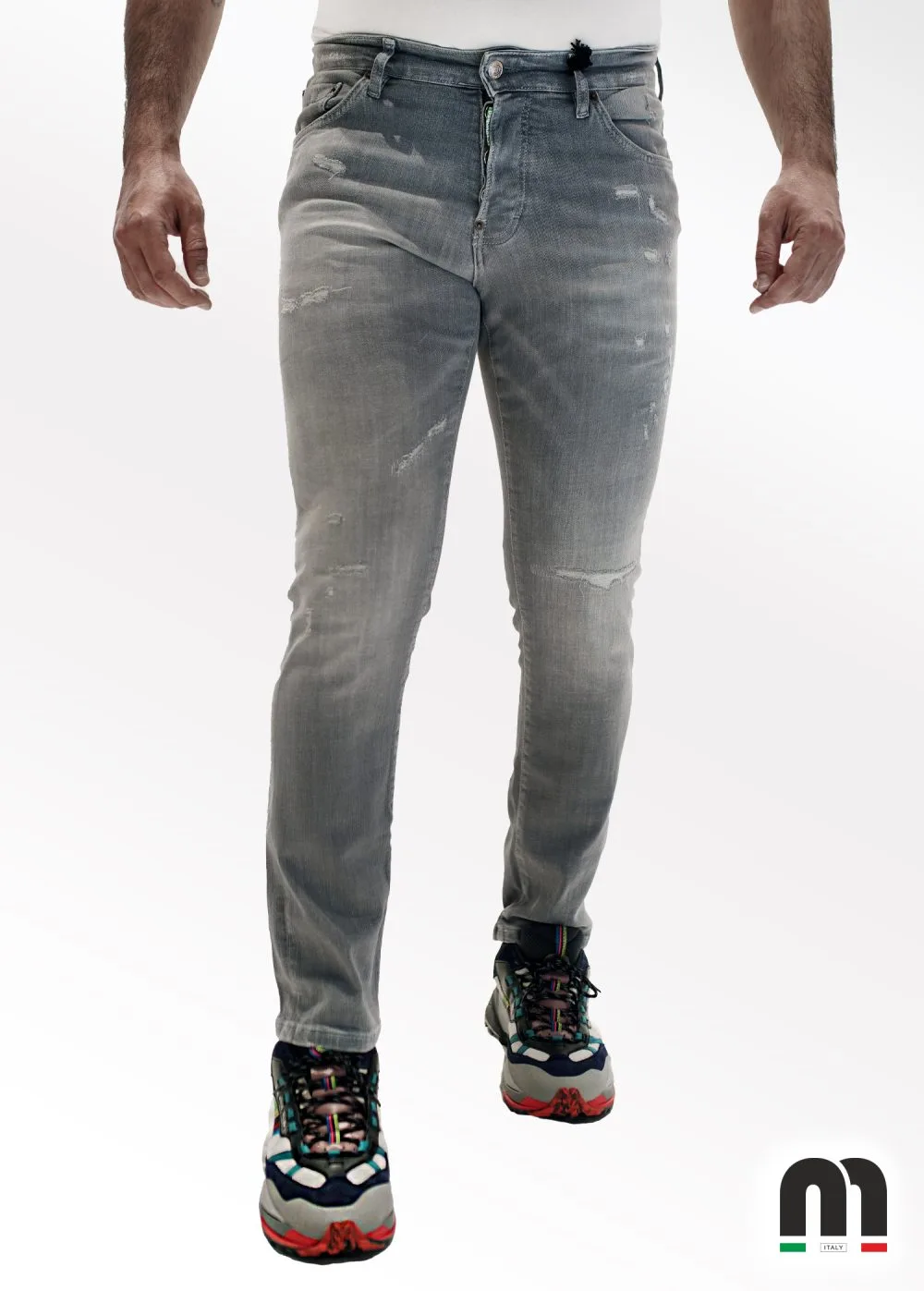 Dsquared2 Gri Erkek Jean Pantolon