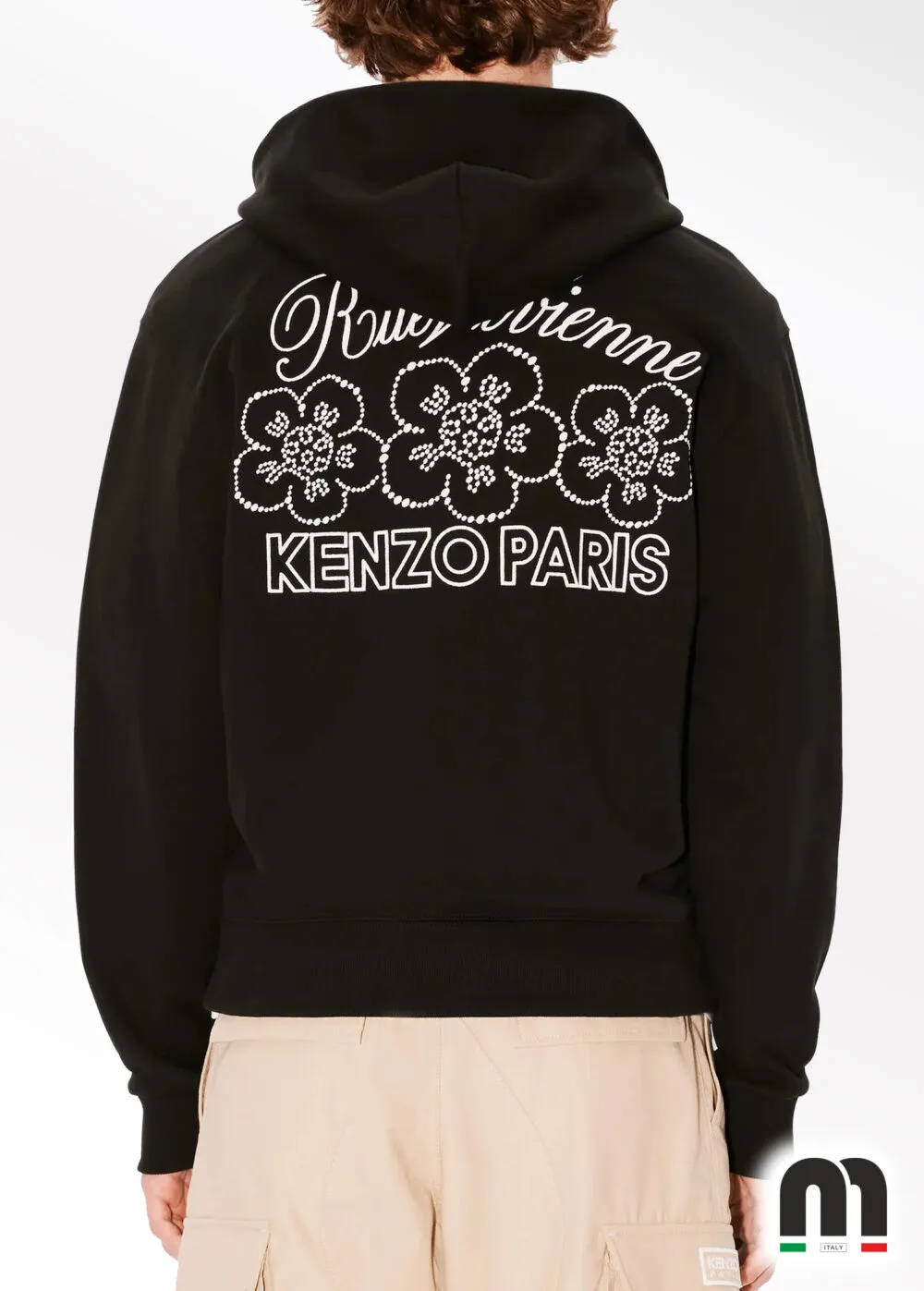 Kenzo Siyah Logo Detaylı Erkek Sweatshirt