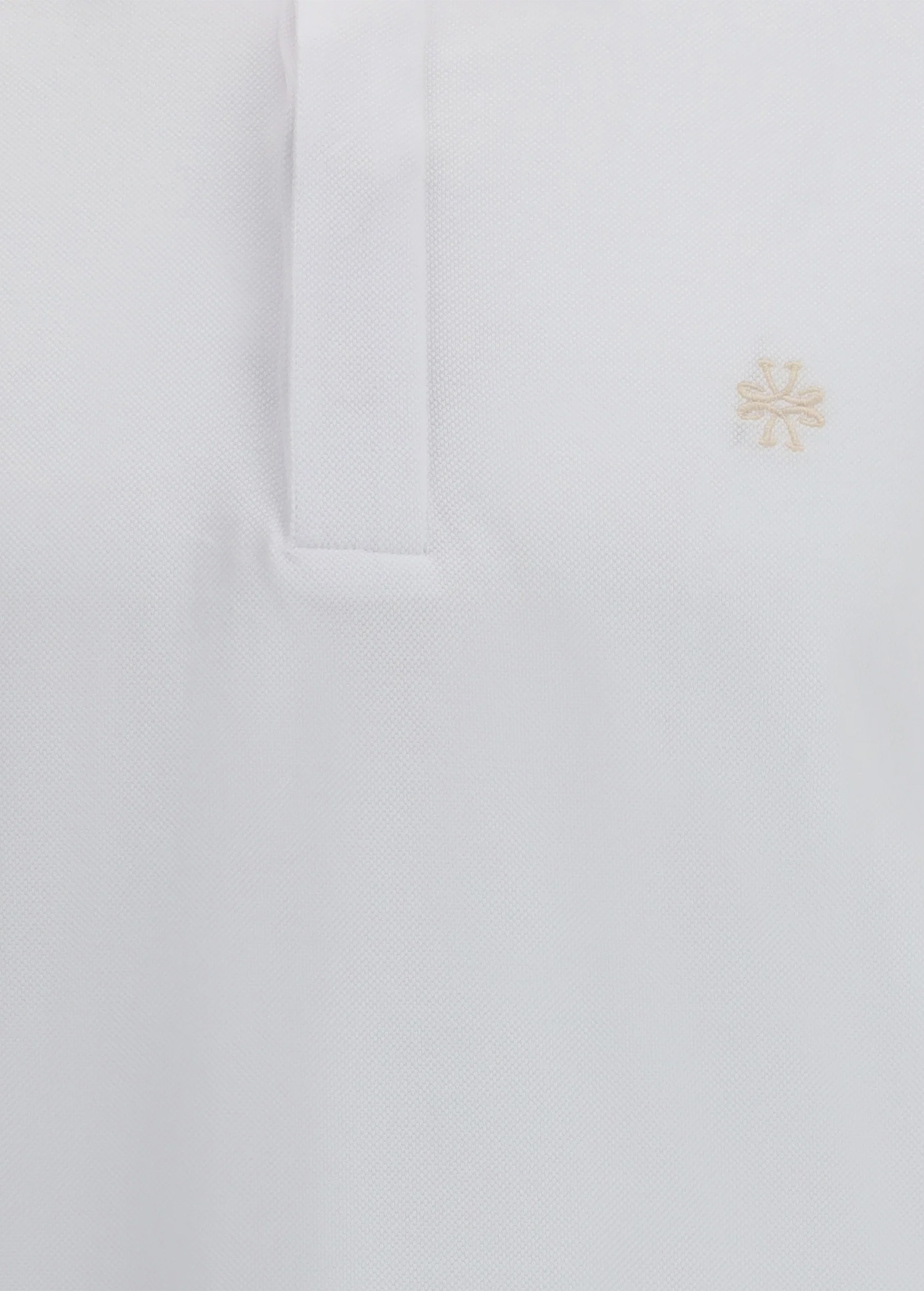 Jacob Cohen Beyaz Logo Detaylı Polo Yaka T-Shirt